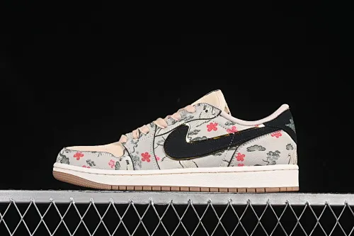 All categories Air Jordan Jordan series basketball shoes Air Jordan 1 Low Rui Hachimura x Air Jordan 1 Low OG "Oatmeal" AJ1 Joe 1 Hachimura co-branded low-top cultural casual sneakers HV8293-100
